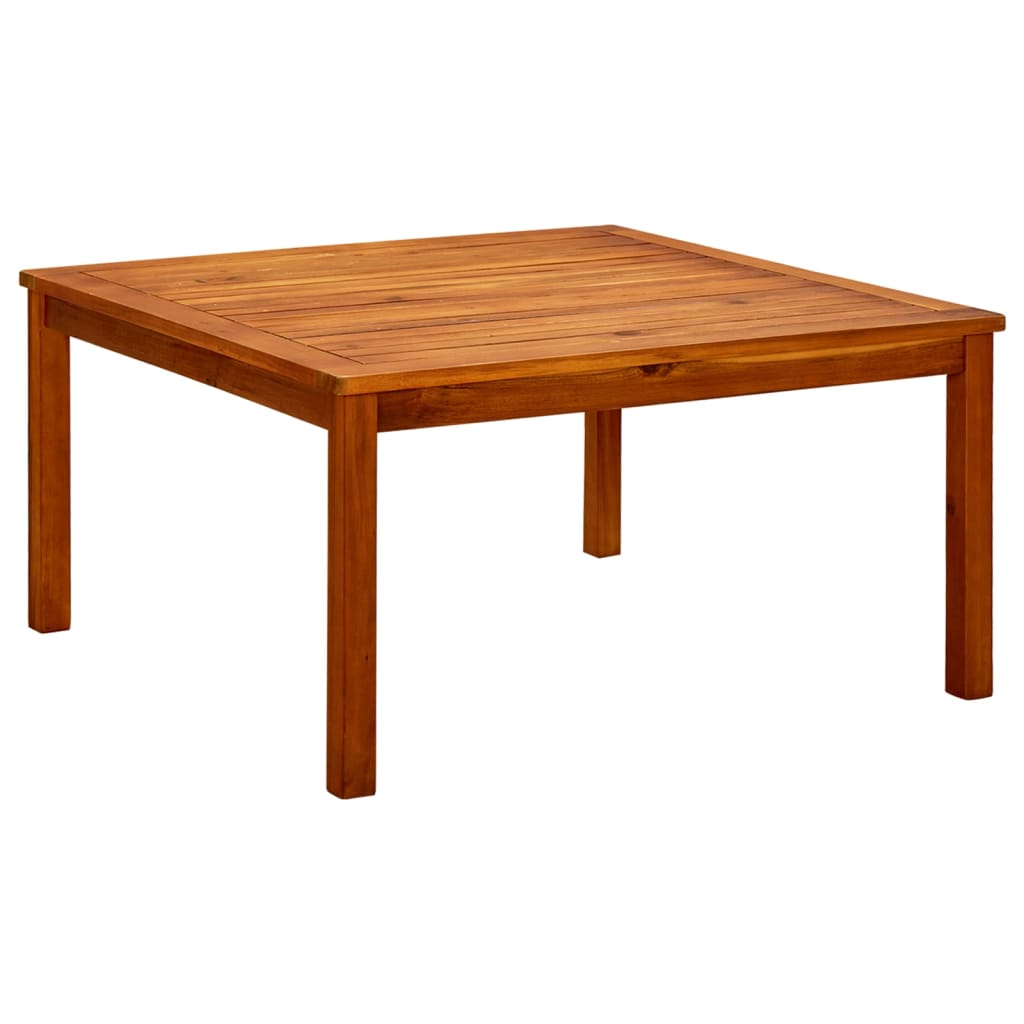 NNEVL Garden Coffee Table 85x85x45 cm Solid Acacia Wood